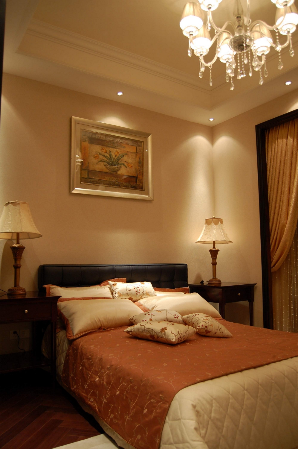 中式 别墅 慕尚家居 装修设计 世茂龙湾 卧室图片来自慕尚族在世茂龙湾512平欧式风格的分享