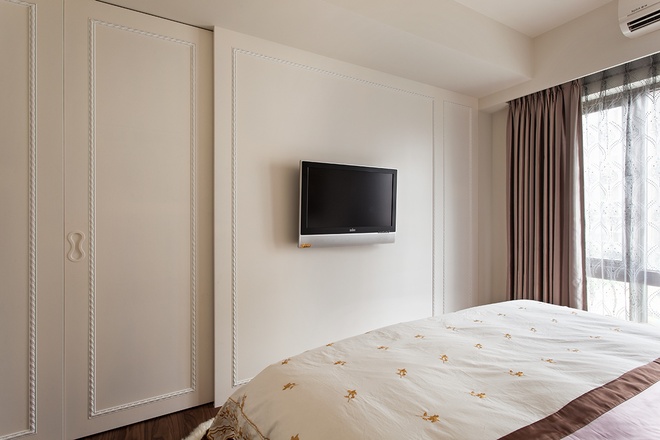 二居 简约 古典 时尚 卧室图片来自实创装饰晶晶在上海滩93平新古典时尚公寓的分享
