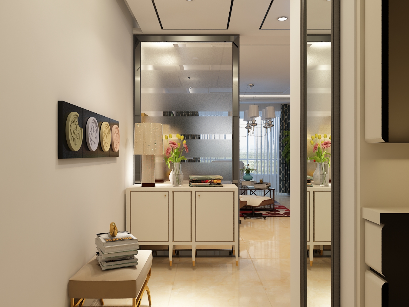 简约 三居 中海城塞尚 客厅图片来自百家设计小刘在中海城塞尚114平现代风格的分享