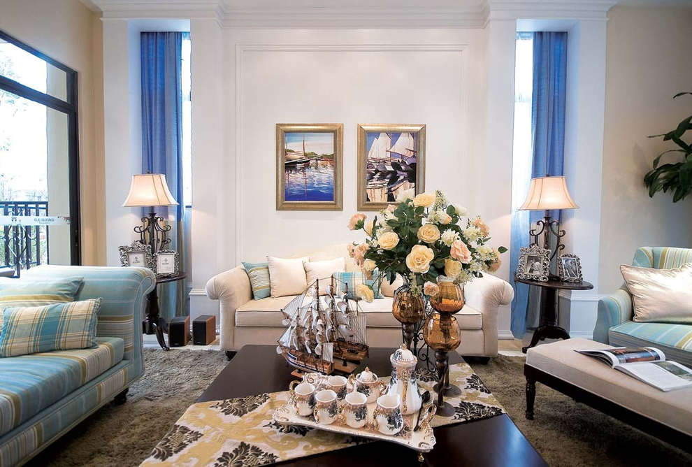 欧式 loft 三居 白领 80后 小资 油画里的欧 永威翡翠城 客厅图片来自沪上名家装饰在油画里的欧式生活--永威翡翠城的分享