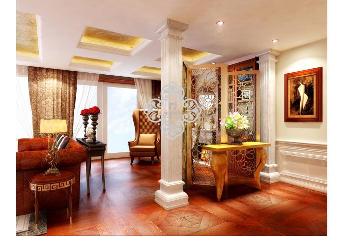 别墅 客厅图片来自天津尚层装修韩政在富力津门湖的分享