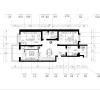 本案为芳馨园楼标准层户型2室2厅1卫1厨100㎡的户型。这次的设计风格定义为中式风格。