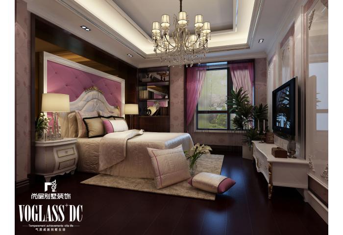 别墅 卧室图片来自天津尚层装修韩政在恒大绿洲新中式风格的分享