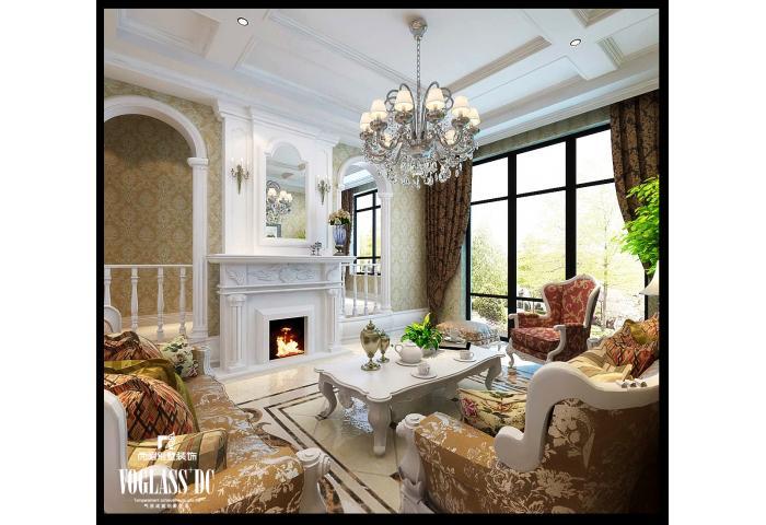 别墅 客厅图片来自天津尚层装修韩政在保利海棠湾欧式古典风格的分享