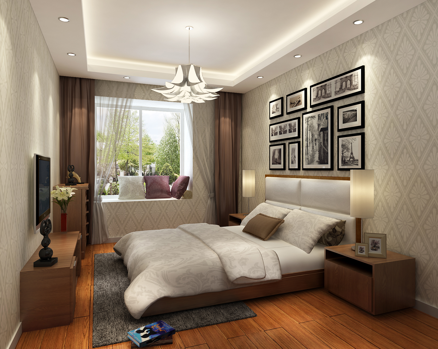 简约 三居 白领 旧房改造 实创 卧室图片来自实创装饰集团广州公司在简约,温馨,舒适的三口之家三居室的分享