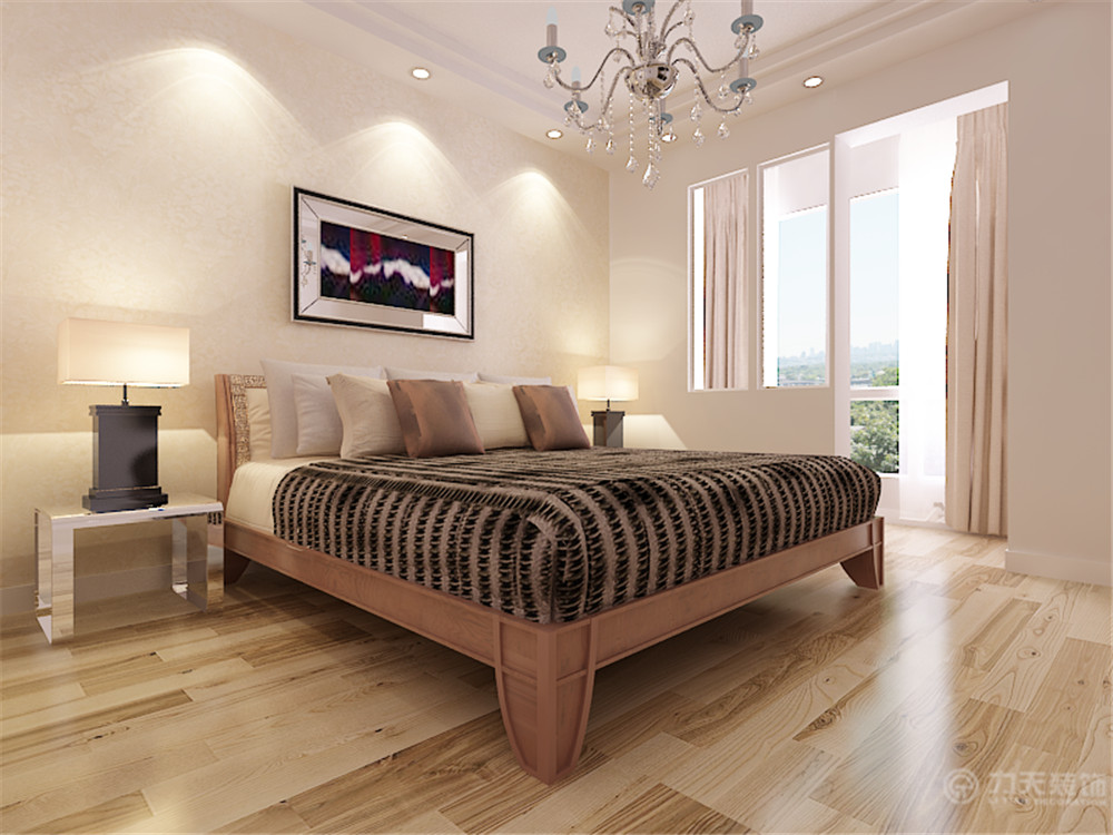 卧室图片来自阳光力天装饰梦想家更爱家在保富国际 C户型 120.22㎡的分享