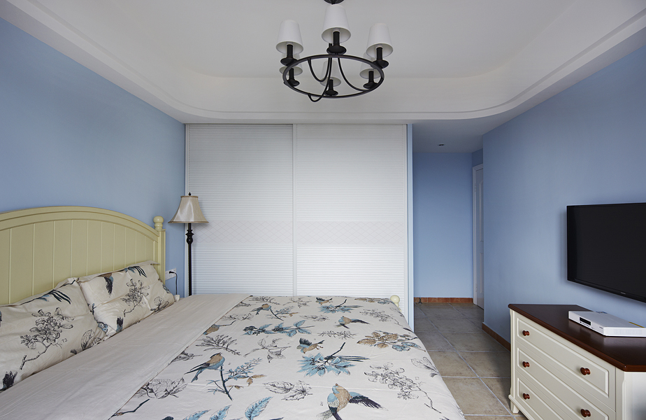 简约 三居 混搭 清新 地中海 卧室图片来自今朝装饰--刘莎在180平蓝色清新物语的分享