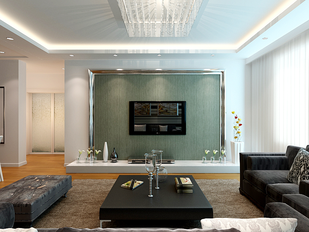 简约 欧式 田园 混搭 二居 三居 美式 现代 中式 客厅图片来自百家装饰小姜在金地名京91平现代风格的分享