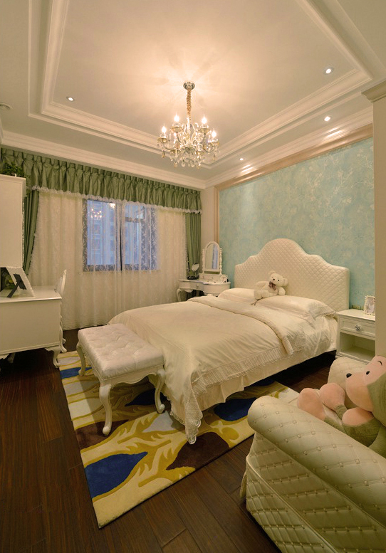 欧式 三居 名流印象 卧室图片来自百家设计小刘在名流印象133平简欧风格半包5万的分享