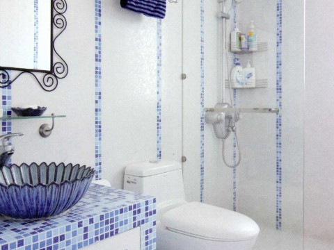 地中海 三居 白领 旧房改造 卫生间图片来自今朝装饰李海丹在130平米三居地中海的分享