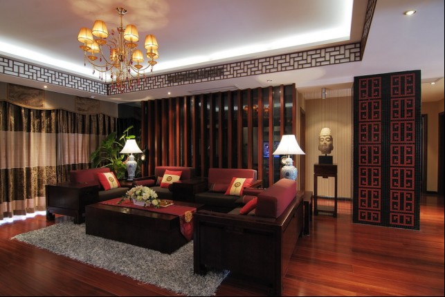 新中式 三居 旧房改造 客厅图片来自名作装饰在鸟语茶香，古朴自然的新中式的分享