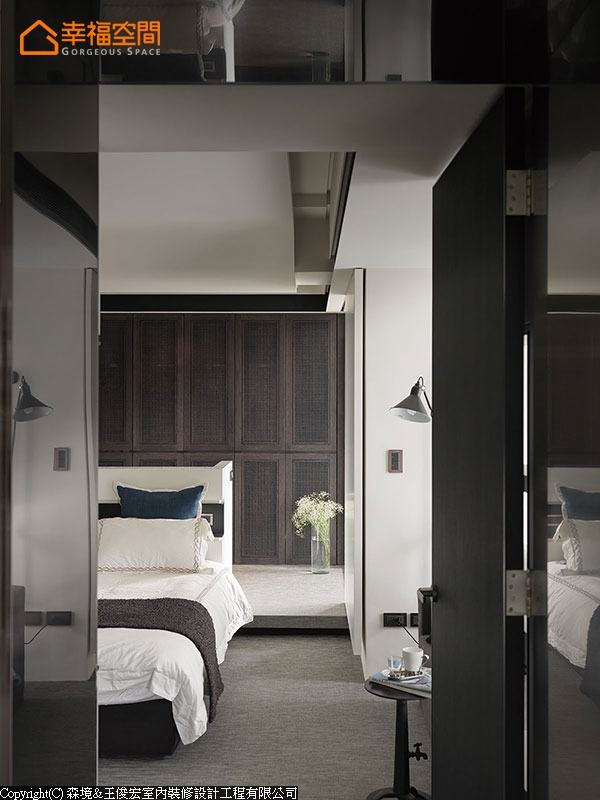 现代 三居 卧室图片来自幸福空间在归根 330平心灵栖所的分享