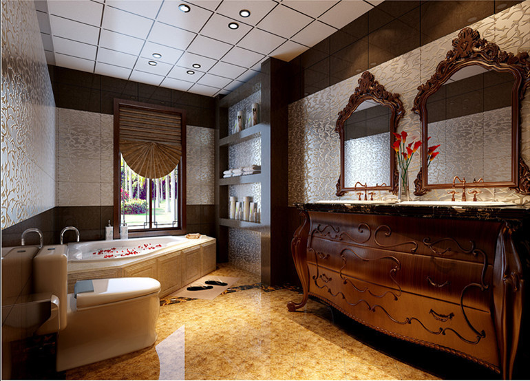 别墅 80后 小资 白领 收纳 卫生间图片来自湖南星艺装饰在爵世名邸的分享