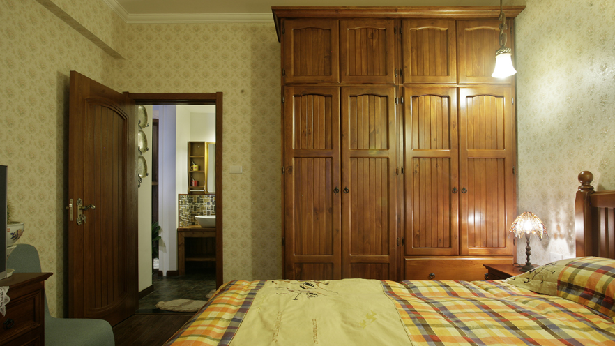 田园 收纳 80后 原木 卧室图片来自阿拉奇设计在原木家庭装修的分享