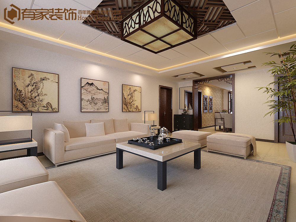 白领 中式 客厅图片来自福州有家装饰-小彭在三盛国际公园的分享