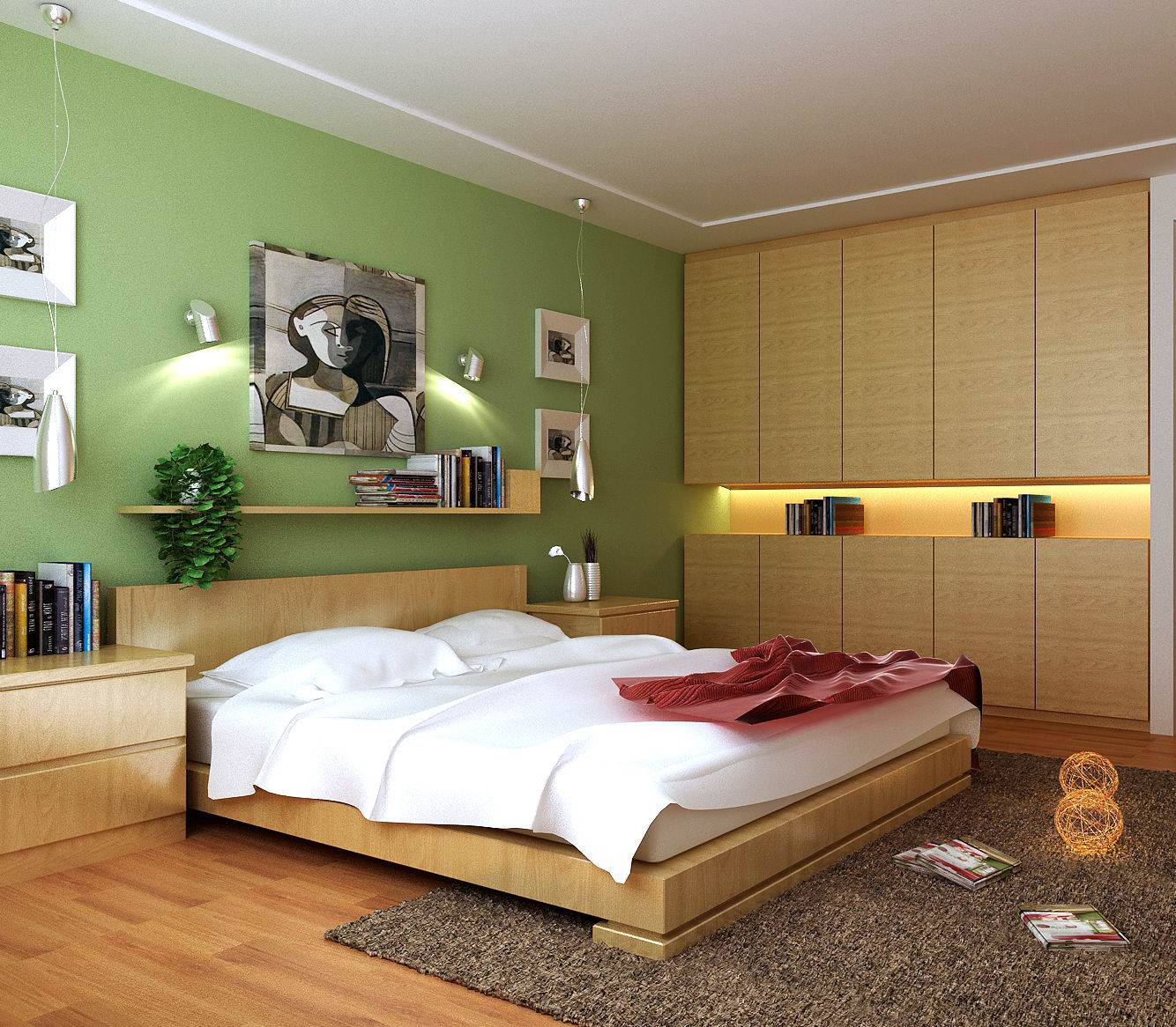 三居 欧式 田园 简约 白领 卧室图片来自实创装饰晶晶在163平欧式乡村风格设计的分享