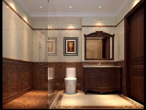美式 三居 白领 收纳 80后 小资 客厅 餐厅 卫生间图片来自百家装饰小迪在远洋公馆的分享