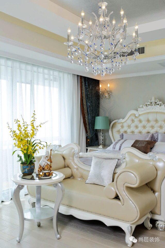 混搭 田园风格 欧式风格 卧室图片来自天津别墅装修公司在开在繁花里的家的分享