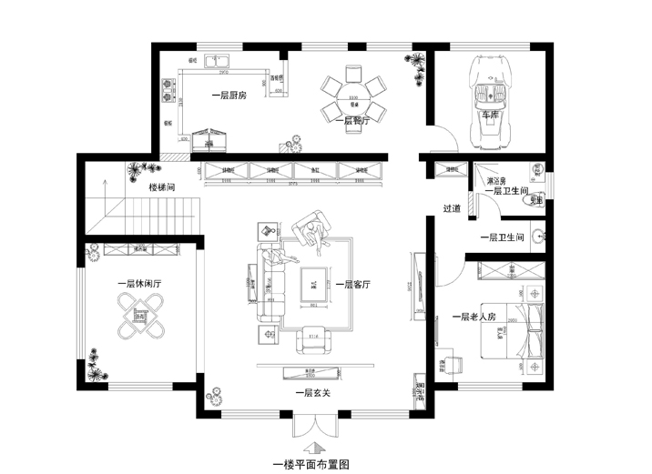 混搭 别墅 收纳 80后 小资 户型图图片来自xushuguang1983在中西混搭龙聚山庄310平米别墅的分享