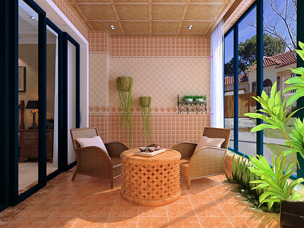 四居室 欧式 阳台图片来自石家庄业之峰装饰虎子在卡玛国际165平米欧式风格的分享