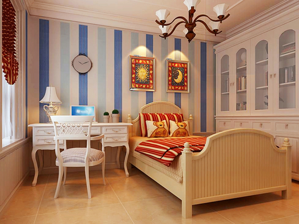 四居室 欧式 儿童房图片来自石家庄业之峰装饰虎子在卡玛国际165平米欧式风格的分享