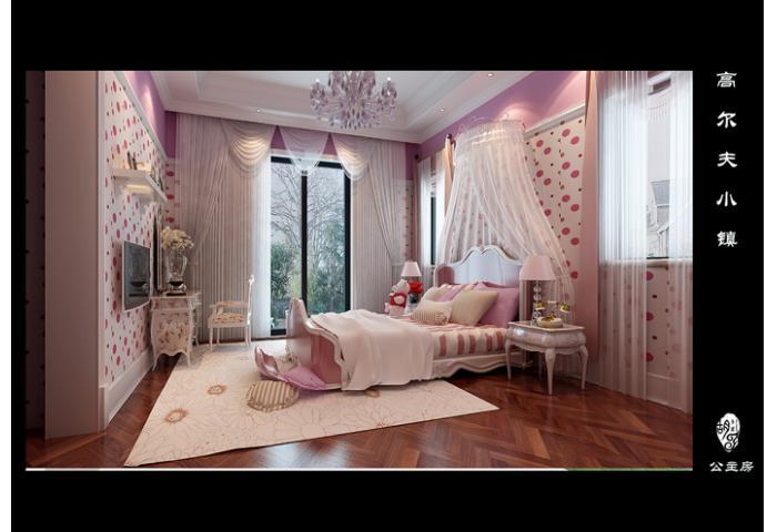 别墅 欧式 卧室图片来自天津尚层装修韩政在松江高尔夫小镇的分享