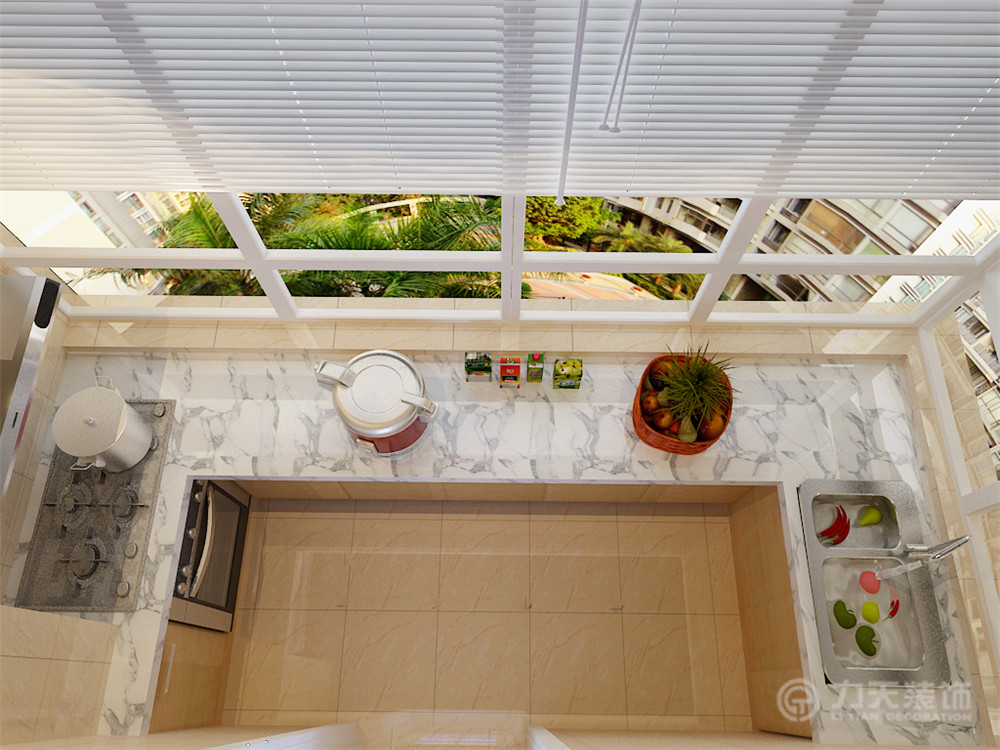 厨房图片来自阳光力天装饰梦想家更爱家在雪莲东里 102㎡的分享