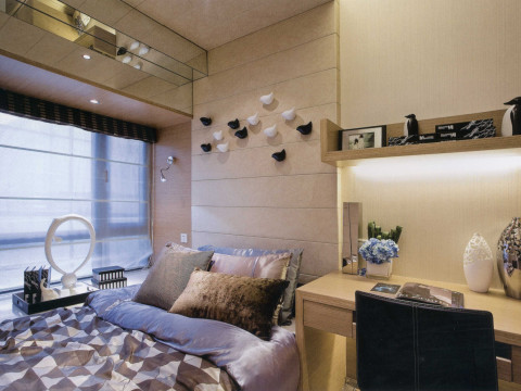 简约 三居 白领 旧房改造 卧室图片来自今朝装饰李海丹在140㎡《金色年华》的分享