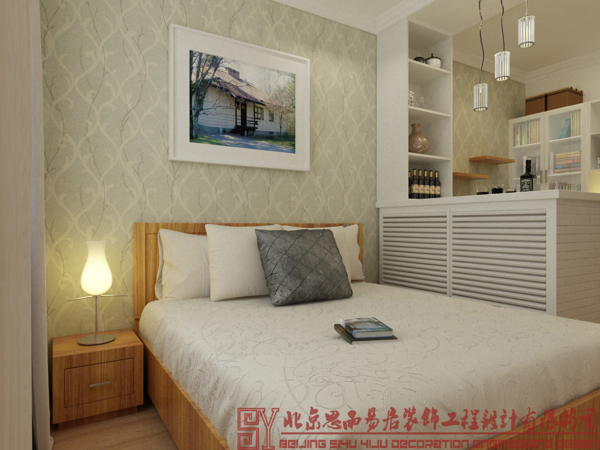 简约 二居 卧室图片来自思雨易居设计在《原创》65平小户型简约风格设计的分享