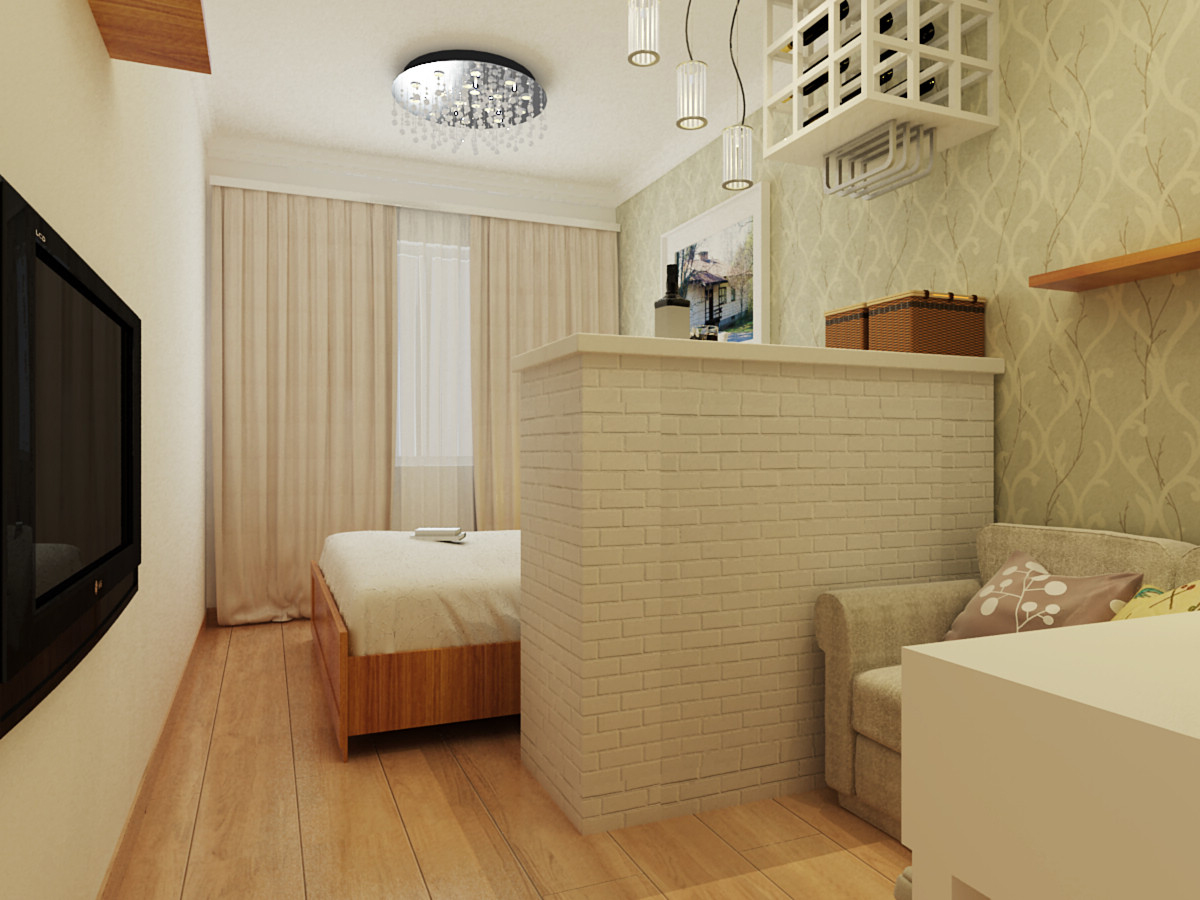 简约 二居 卧室图片来自思雨易居设计在《原创》65平小户型简约风格设计的分享