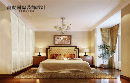 简约 实用 完美 饱满 卧室图片来自高度老杨在东湖湾5#设计效果的分享