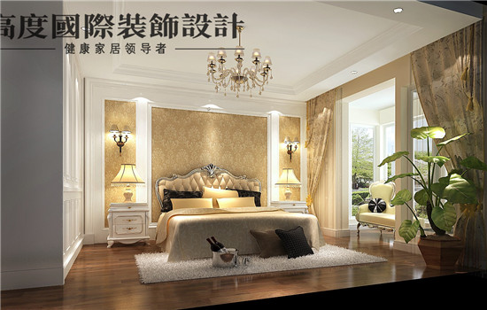 欧式 平层 豪华 大气 奢侈 卧室图片来自高度老杨在玺萌公馆欧式设计的分享