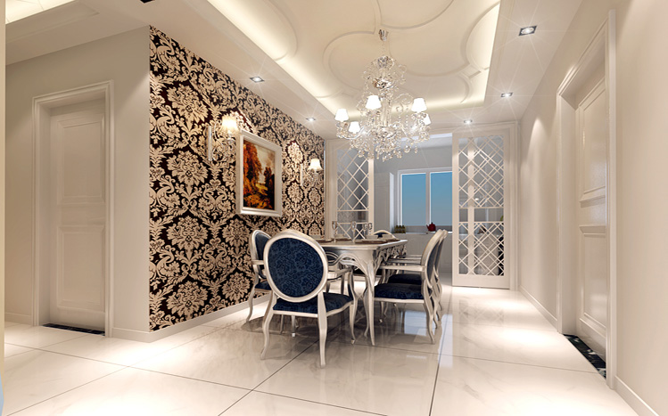 简约 欧式 三居 白领 收纳 80后 小资 餐厅图片来自实创装饰百灵在三居简约欧式风  123平米的分享