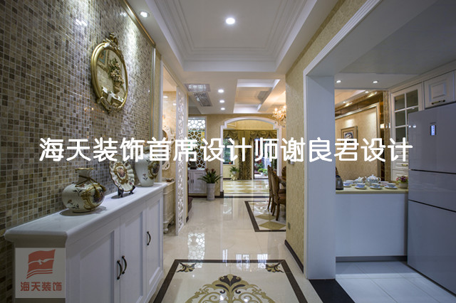 别墅 欧式 玄关图片来自宜昌海天环艺装饰在宜昌海天装饰-江山风华-欧式风格的分享
