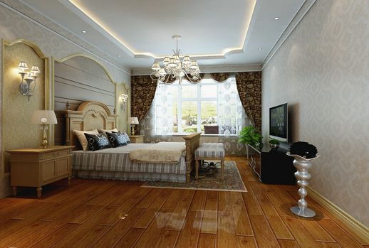 简约 欧式 三居 白领 80后 小资 卧室图片来自刘建勋在锦艺城三居室装修效果的分享
