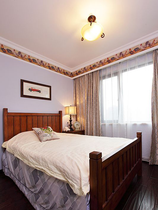 混搭 三居 慕尚家居 装修设计 案例赏析 卧室图片来自慕尚族在103平混搭风格案例赏析的分享