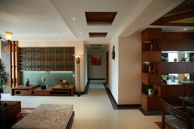 客厅图片来自家装大管家在迷人异域风情 112平东南亚风情居的分享