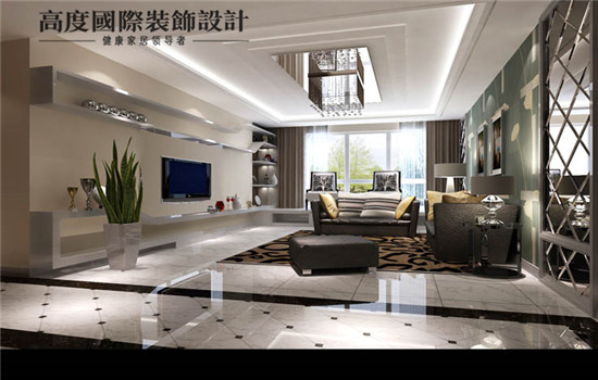 简约 现代 装修 设计 三室 客厅图片来自高度老杨在天润福熙大道简约设计的分享