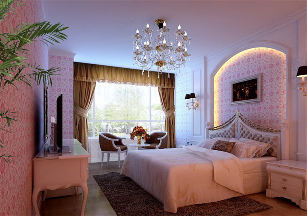欧式 二居 三居 收纳 白领 小资 卧室图片来自实创装饰完美家装在滨河临镜苑150平简欧风格案例的分享