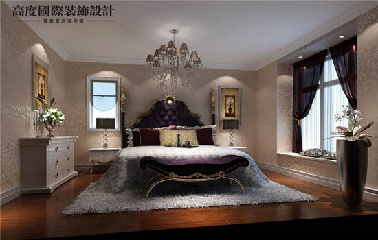 欧式 华贵 丰富 时尚 装修 设计 卧室图片来自高度老杨在冠城名敦道华贵之家的分享