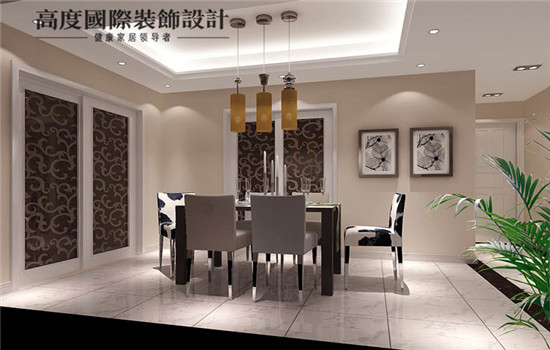 简约 现代 装修 设计 三室 餐厅图片来自高度老杨在天润福熙大道简约设计的分享