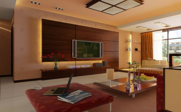 简约 现代风格 客厅图片来自天津实创装饰集团l在105平两室两厅现代风格的分享