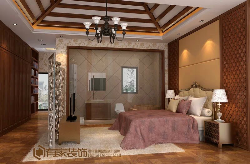 新中式 卧室图片来自有家装饰小陈在名城港湾别墅的分享