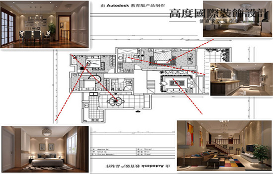 北欧 四居 装修 设计 户型图图片来自高度老杨在8哩岛 四室两厅 165㎡ 北欧极简的分享