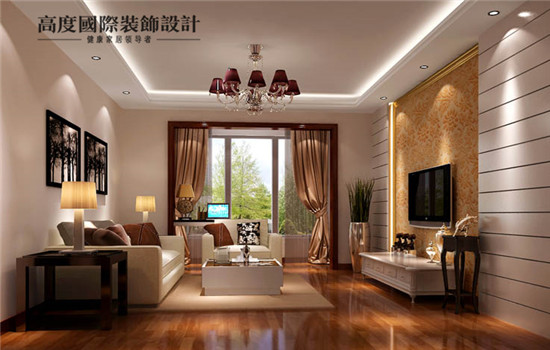 简约 欧式 装修 设计 客厅图片来自高度老杨在远洋一方 3室两厅 127平的分享
