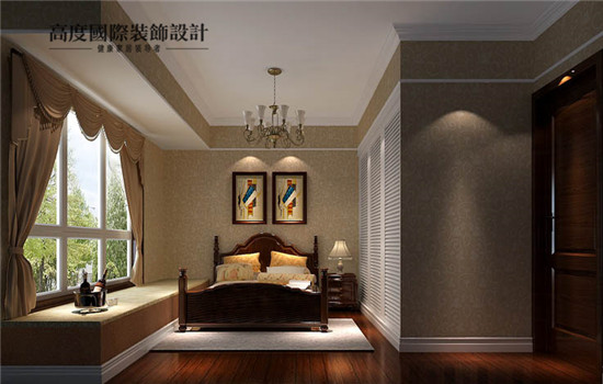二居 美式 装修 设计 卧室图片来自高度老杨在海棠湾 两室两厅一卫 美式的分享