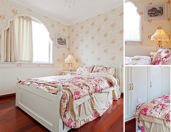 二居 白领 收纳 旧房改造 小资 80后 卧室图片来自今朝装饰小闫在浪漫的法式风格的分享