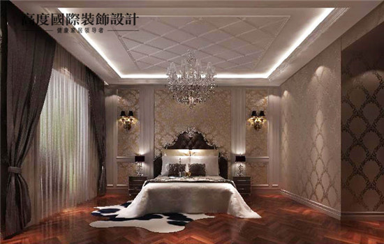 欧式 四居 平层 装修 设计 卧室图片来自高度老杨在华侨城 四室三厅三卫 欧式的分享