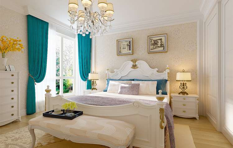 欧式 卧室图片来自郑州实创装饰-杨淑平在正商恒钻126平温馨欧式风情的分享