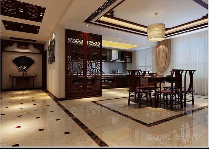 中式 古典 三居 中式古典 龙发装饰 装修设计 客厅图片来自龙发装饰集团西安分公司在中式古典以温馨为光点的分享